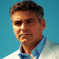 Clooney: stars in Martini ad