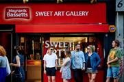 Inside Maynards Bassetts Sweet Art Gallery