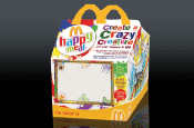 McDonald's to plug art on Happy Meals