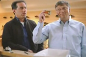 Microsoft: ad stars Jerry Seinfeld and Bill Gates