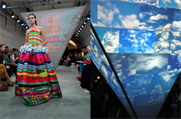 Microsoft: lights up Fyodor Golan's London Fashion Week show