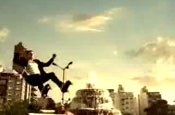 Miller ad: rollerskating theme