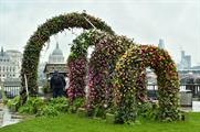 In pictures: Moonpig and Mind's garden installation