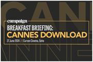Tickets still available for pk10 Cannes Download breakfast in London on Thursday