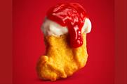 Chicken nugget takes centre stage in festive McDonald’s press ad
