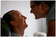 Mike and Zoe Sumner, living with Mike's diagnosis of motor neurone disease, star in tonight's spot. (Photo: Good Agency, Motor Neurone Disease Association)