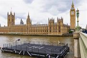 Hennessy: tie-up with the NBA resulted in a floating basketball court