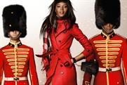 Naomi Campbell: stars in Burberry Christmas campaign