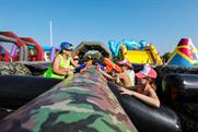 Hasbro's Nerf creates inflatable assault course