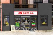 New Balance exchanges runners' miles for pizza