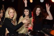 Ellie Goulding, Katy Perry and Lorde at The Brits after-show party