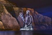 Neptune ascending: the Roman god thanks the British public for helping the National Trust