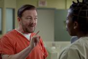 Netflix: video spot sees Ricky Gervais winding up 'Orange Is The New Black' prisoners