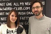 Liza Bate and Mark Davis: news hires at Work Club