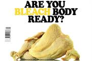 New European cover spoofs Protein World in taunt to Brexit's 'headless chickens'