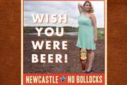 Newcastle Brown Ale: asking users to send in rubbish pictures to use in ads