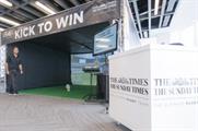 The rugby simulator will also travel to Edinburgh and Dublin 