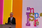 Nick de Bois speaking at Confex: more needs to be done around apprenticeships