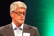 Nigel Nathan of Olympia London speaks at AEV's AGM