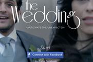 Nissan creates a virtual test drive with runaway bride and groom