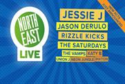 North East Live: one of three one-day pop music events sponsored by Blinkbox