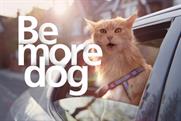 O2: "be more dog" campaign