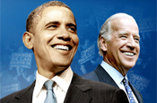 Obama and running mate Biden: TV slot