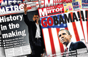 President-elect: Obama's victory dominates the news