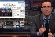 John Oliver: HBO presenter takes aim at the the rise of native advertising 