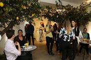 Onken's new Greek yoghurt offering was on show at the Urban Fruit Grove
