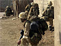 War in Iraq: Royal Marines enter a village