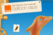 Orange: balloon race