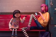 Oreo: animated ad features a younger girl offering older girl a cookie