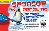 UB help WWF pick up a penguin