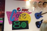 The Back to the Future II café featured a Pepsi Max dispensing machine 