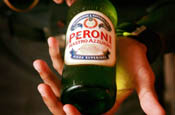Peroni: brewed by SABMiller