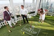 In pictures: Pimm's Cider Cup croquet lawn at The Shard