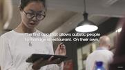Samsung project helps people with autism run a restaurant independently