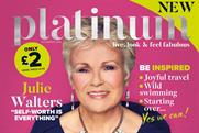 Platinum: debut issue features cover star Julie Waters