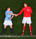 Powerade: Lewsey and Crouch battle it out
