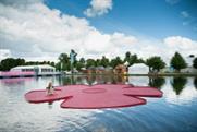 The floating garden was located at Long Water