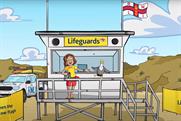 RNLI: campaign features Sandy the lifeguard offering advice 