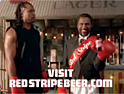 Red Stripe: Lennox gets the fists back in action