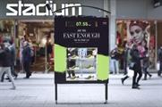 Reebok opted to install the speed cam-equipped sign in Stockholm (YouTube/Reebok)