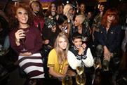 Cake behind Rihanna River Island launch