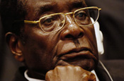 Mugabe: his cousing Sharon is said to be running the president's election ad campaign