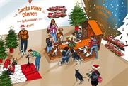 Sainsbury's opens Christmas restaurant for dogs