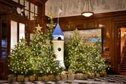 Lego builds 12 festive models in Savoy hotel