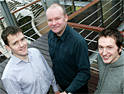 New team: (l-r) Nettlemill, Kelly and Lindley