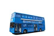The STA Travel bus will tour the UK until the end of July